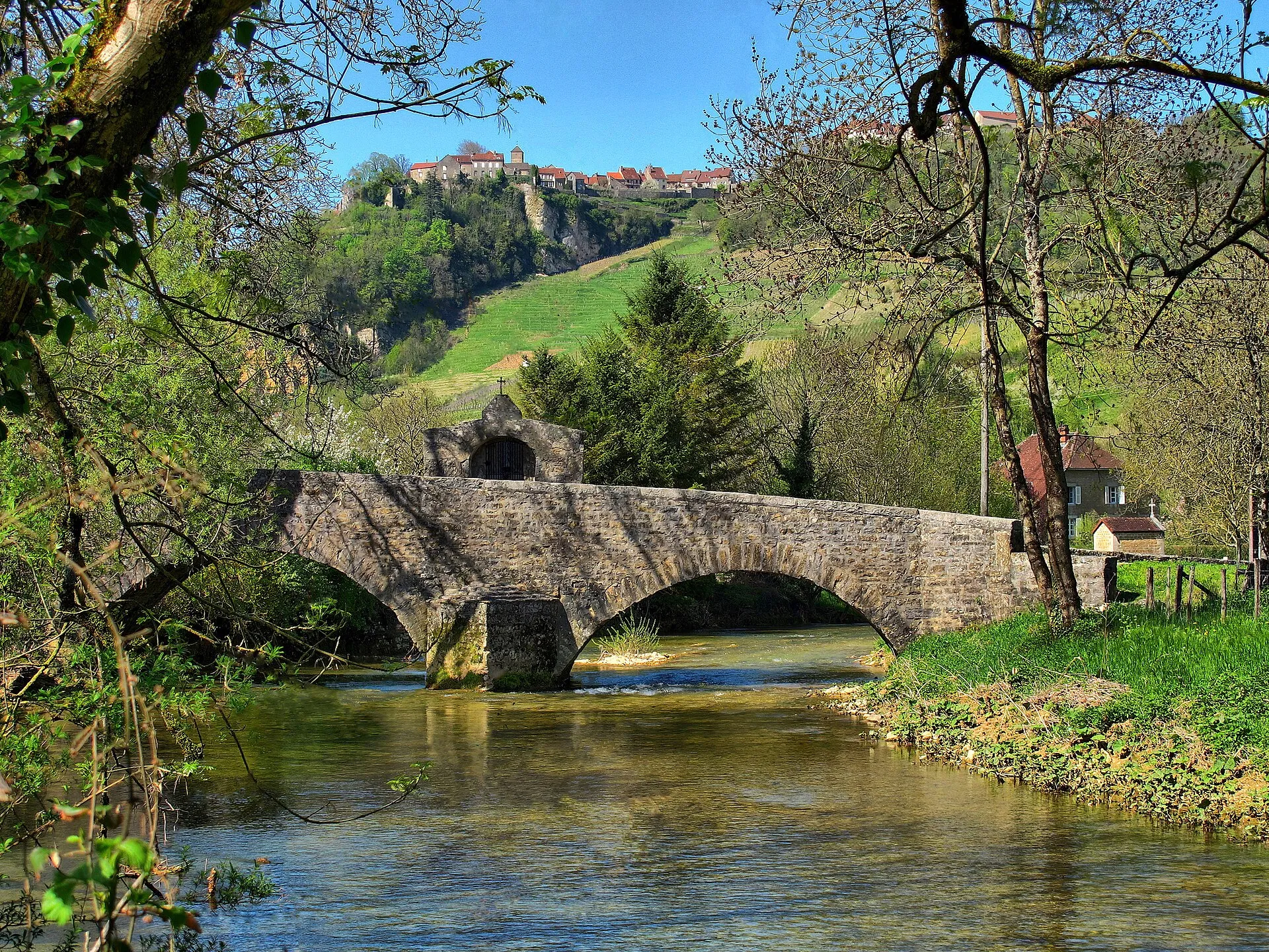 Le vieux pont à Nevy sur Seille